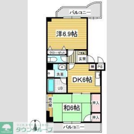 メイルハイム高松の物件間取画像
